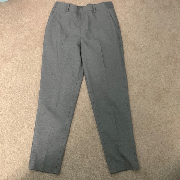 Uniqlo women’s grey houndstooth ankle length pants - Picture 1 of 3